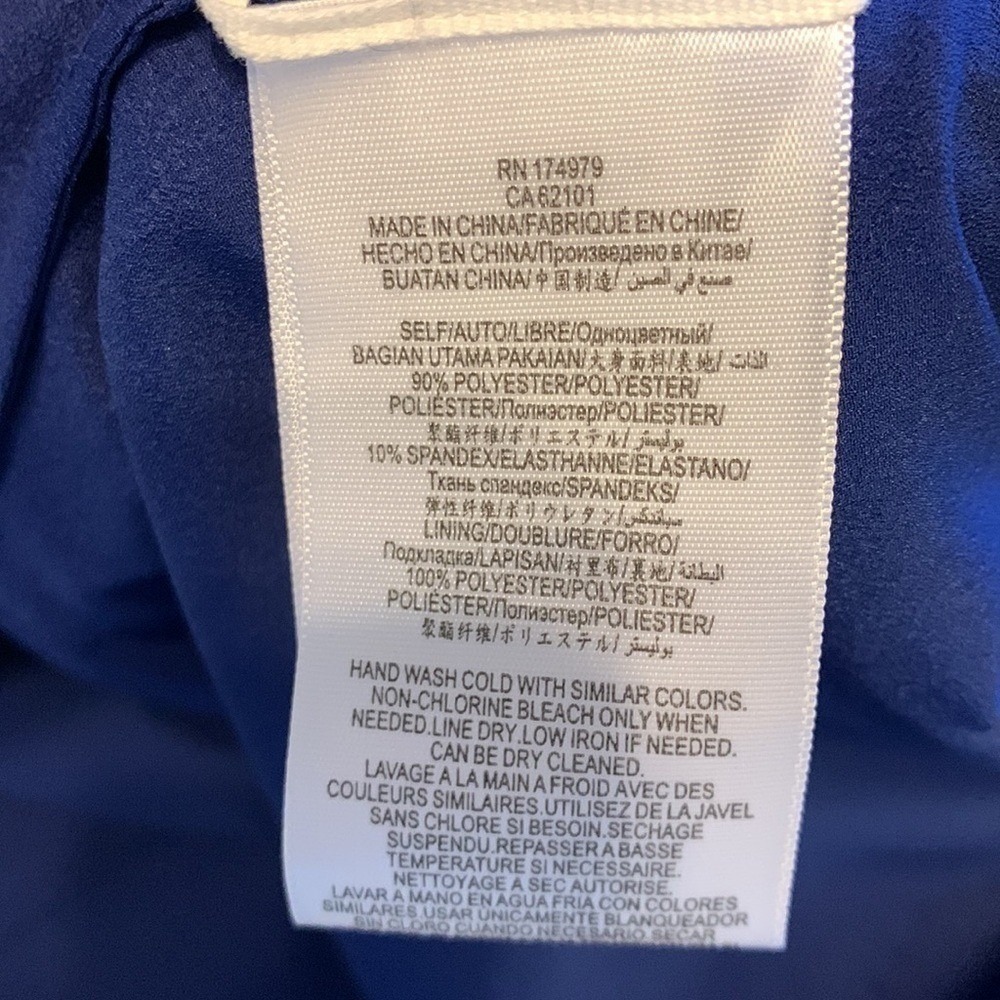 BCBGMaxazria Steluth Maxi Dress Royal Blue size 2 strap's cocktail prom - Picture 11 of 12